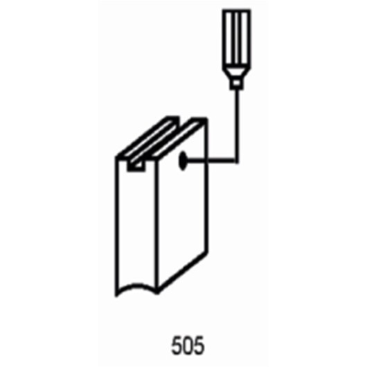 Escobilla Herramienta Electrica  Pvc Metabo 1824J Asein 2 Pz