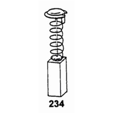 Escobilla Herramienta Electrica  Pvc Hitachi 0921J Asein 2 Pz