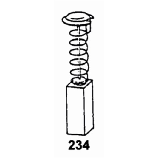 Escobilla Herramienta Electrica  Pvc Hitachi 0921J Asein 2 Pz