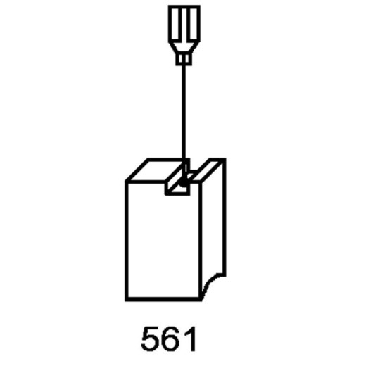 Escobilla Herramienta Electrica  Pvc Bosch 0114J Asein 2 Pz