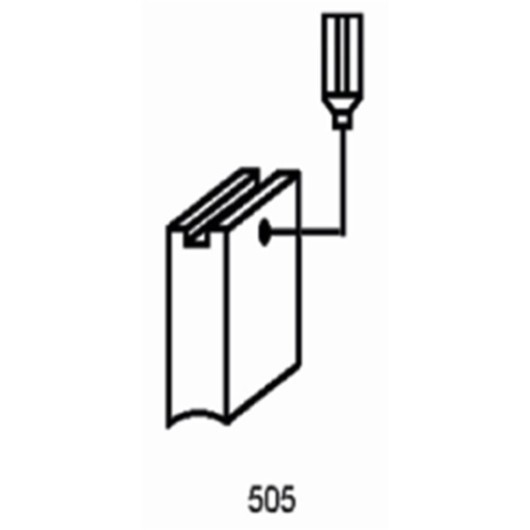 Escobilla Herramienta Electrica  Pvc Bosch 1129J Asein 2 Pz