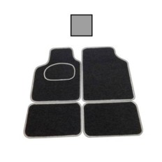 Alfombra Coche Universal Negro Soft 4 Pz Bottari