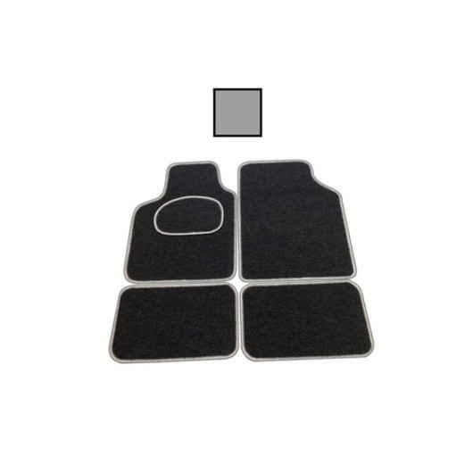 Alfombra Coche Universal Negro Soft 4 Pz Bottari