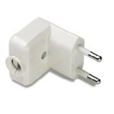 Clavija Electricidad  36X53X38 10A-250V  Pvc Blanco Famat