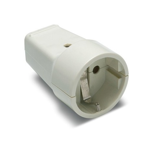 Base Movil Electricidad 45X77X45 Tt 16A-250V Policarbonato Blanco Famat