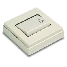Pulsador Timbre 65X65X19 10A-250V Superficie Pvc  5010-B Famat