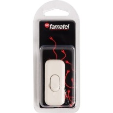 Interruptor Electricidad 60X147X30 2A-250V De Paso Pvc Blanco Famat