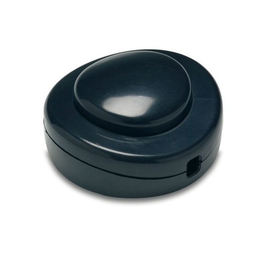 Interruptor Electricidad 65X65X31 2A-250V De Pie Pvc Negro Famat