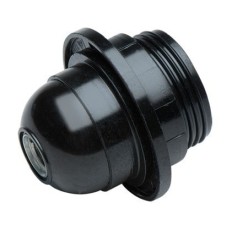 Portalamparas Electricidad 57X55X57  E27 Baquel Negro 