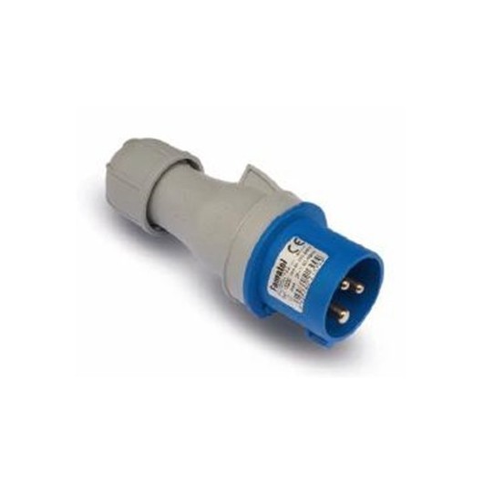 Clavija Cetac Electricidad 32A/220-240V 2P+T Poliamida/Abs Azul Famat