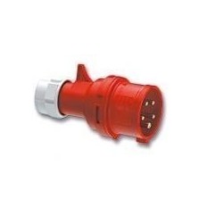 Clavija Cetac Electricidad 16A/380-415V 3P+N+T Poliamida/Abs Rojo Famat