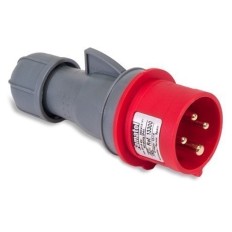 Clavija Cetac Electricidad 32A/380-415V 3P+N+T Ip44 Poliamida/Abs Rojo Famat