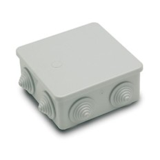 Caja Electricidad Estanca 100X100X45 Con Conos Abs Gris Famat