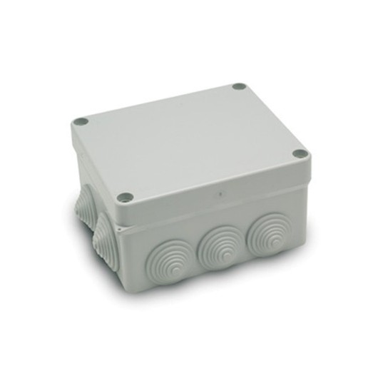 Caja Electricidad Estanca 160X135X83 Con Conos Abs Gris Famat
