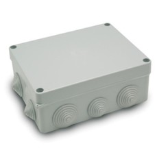 Caja Electricidad Estanca 220X170X85 Con Conos Abs Gris Famat