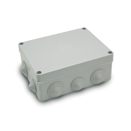Caja Electricidad Estanca 220X170X85 Con Conos Abs Gris Famat