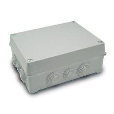 Caja Electricidad Estanca 310X240X125 Con Conos Abs Gris Famat