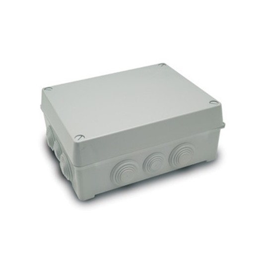 Caja Electricidad Estanca 310X240X125 Con Conos Abs Gris Famat