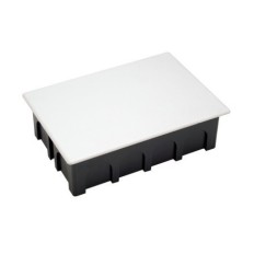 Caja Electricidad 160X100X50 Empotrar Famat Abs/Poliestireno  Negro Con Garras 3202