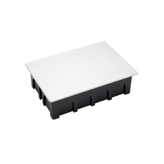 Caja Electricidad 160X100X50 Empotrar Famat Abs/Poliestireno  Negro Con Garras 3202