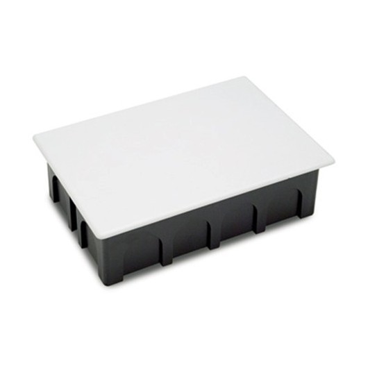 Caja Electricidad 200X130X60 Empotrar Famat Abs/Poliestireno  Negro Con Garras 3203