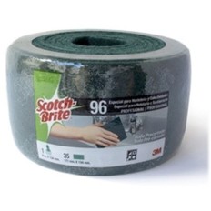 Estropajo Limpieza 6Mx134Mm Fibra Verde Rollo Scotch Brite 3M