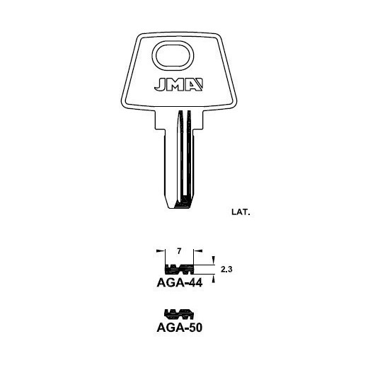 Llave Puntos En Bruto Jma Laton Aga-50