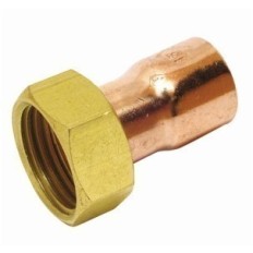 Racor Fontanero Loco H 22 X 3/4" Recto Cobre Sudo