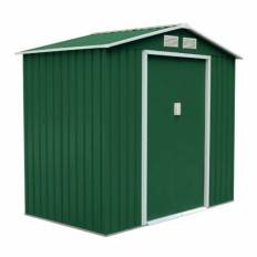 Caseta Jardin 213X127X195Cm Natuur Metal Verde Nt104064