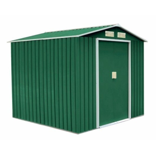 Caseta Jardin 340X319X210Cm Natuur Metal Verde Nt104066