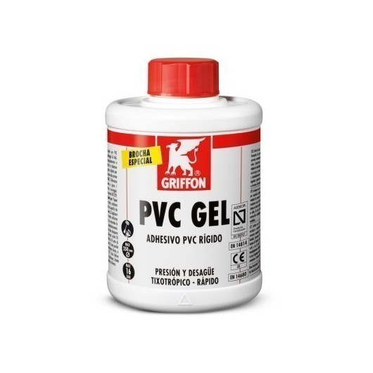 Adhesivo Pvc Rigido Gel 1 Lt  Rapido Pvc Gel Bote Griffon