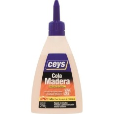 Cola Madera Secado Rapido 250 Gr Profesional Con Fibras Naturales Ceys