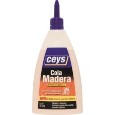 Cola Madera Secado Rapido 500 Gr Profesional Con Fibras Naturales Ceys