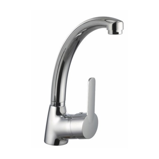 Grifo Cocina Fregadero 34X14X6,54Cm Monomando Caño Tubo Laton Cromo Urban C