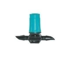 Gotero Micro Riego 4Mm Ajustable Natuur Negro/Verde Nt104454 10 Pz