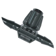 Conector Micro Riego 4Mm Gotero Natuur Negro Nt104462 10 Pz