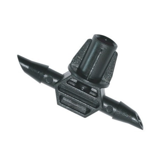 Conector Micro Riego 4Mm Gotero Natuur Negro Nt104462 10 Pz