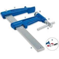 Tornillo Apriete Profesional Llanta 30X8Mm  Apertura 25Cm 3-P Urko