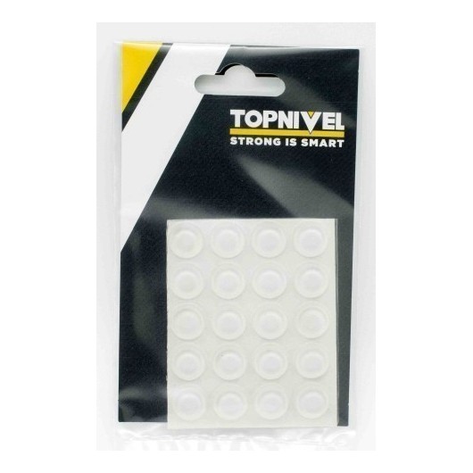 Tope Proteccion Golpes 13X 4Mm Adhesivo Antidesl Tra Nivel 25 Pz