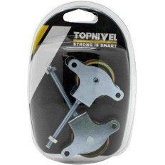 Polea Tendedero Tuerca 60Mm Metalica Cincado 