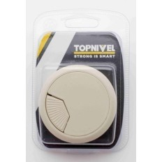 Tapon Electricidad 60Mm Pasacable Nivel Bl Nv106195 1 Pz