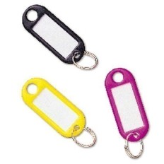 Portaetiqueta Llaves N.2 Plastico Naranja Jma
