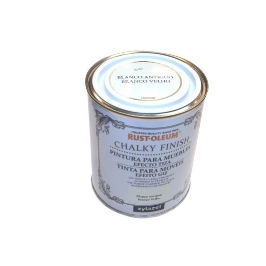 Pintura Al Agua Para Muebles 750 Ml Blanco Chalky Rust-Oleum