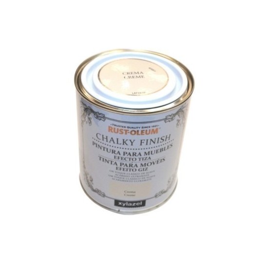 Pintura Al Agua Para Muebles 750 Ml Crema Chalky Rust-Oleum