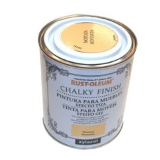 Pintura Al Agua Para Muebles 750 Ml Mostaza Chalky Rust-Oleu