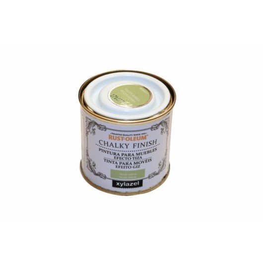 Pintura Al Agua Para Muebles 125 Ml Verde Chalky Rust-Oleum