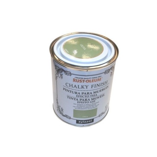 Pintura Al Agua Para Muebles 750 Ml Oliva Chalky Rust-Oleum