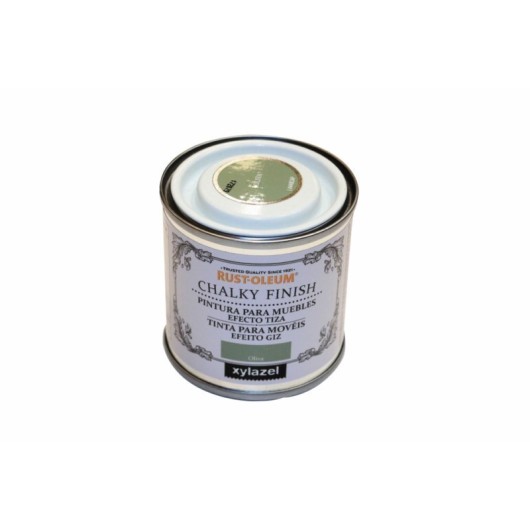 Pintura Al Agua Para Muebles 125 Ml Oliva Chalky Rust-Oleum