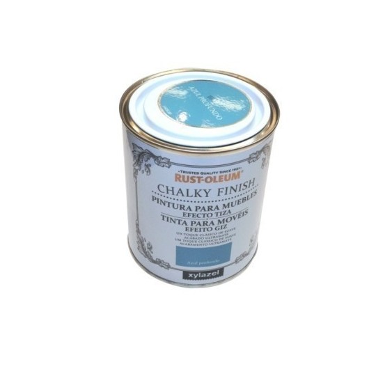 Pintura Al Agua Para Muebles 750 Ml AzulChalky Rust-Oleum