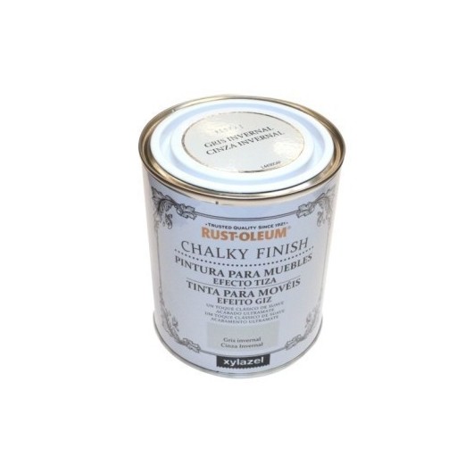 Pintura Al Agua Para Muebles 750 Ml Gris Chalky Rust-Oleum